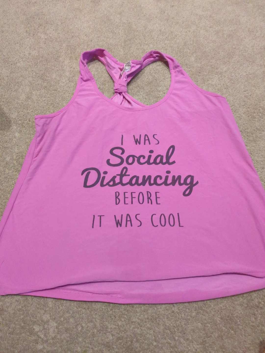 Pink PJ Tank Top XXL