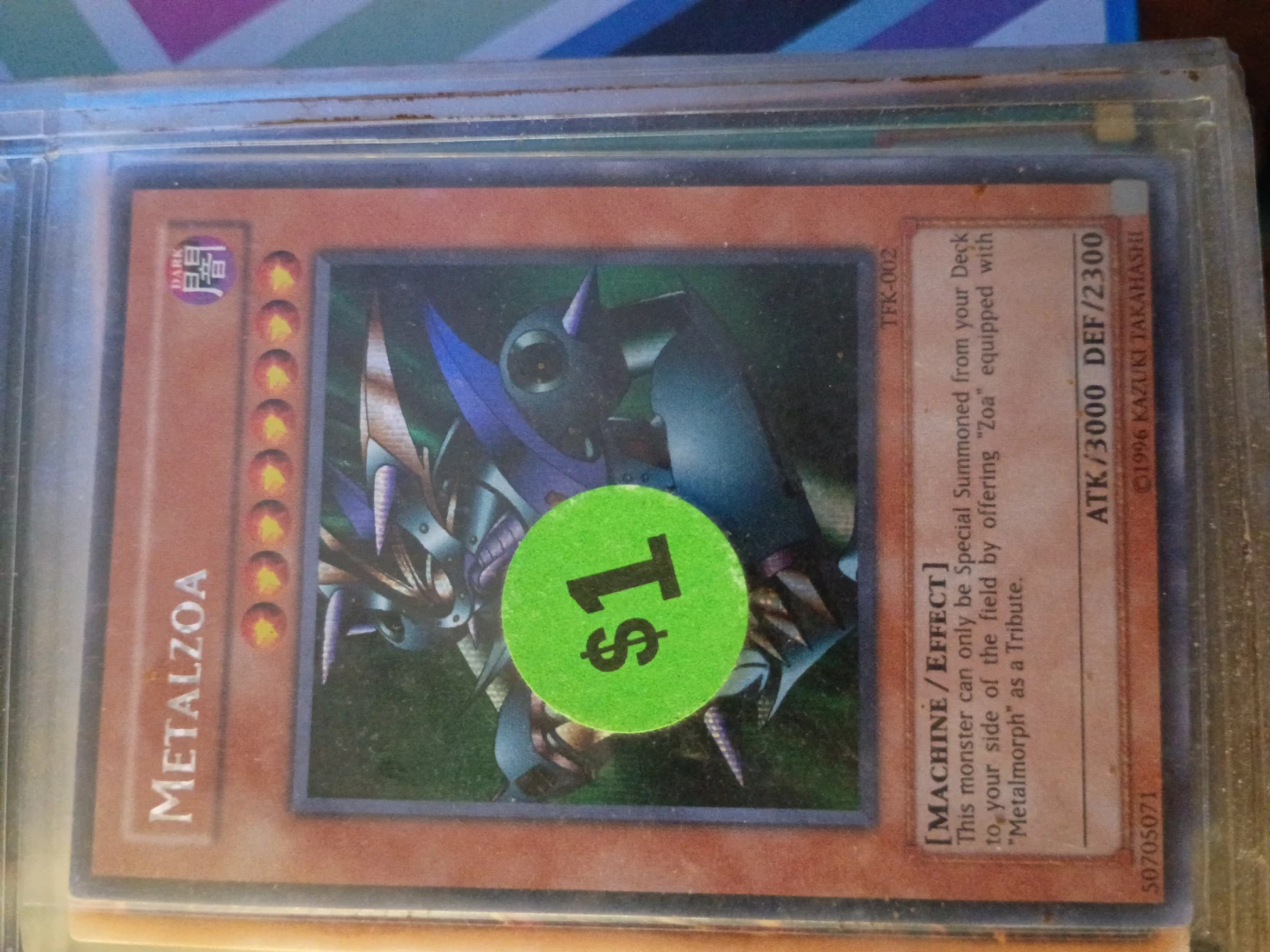 Yu-Gi-Oh! Metalzoa Card TFK-002⚽
