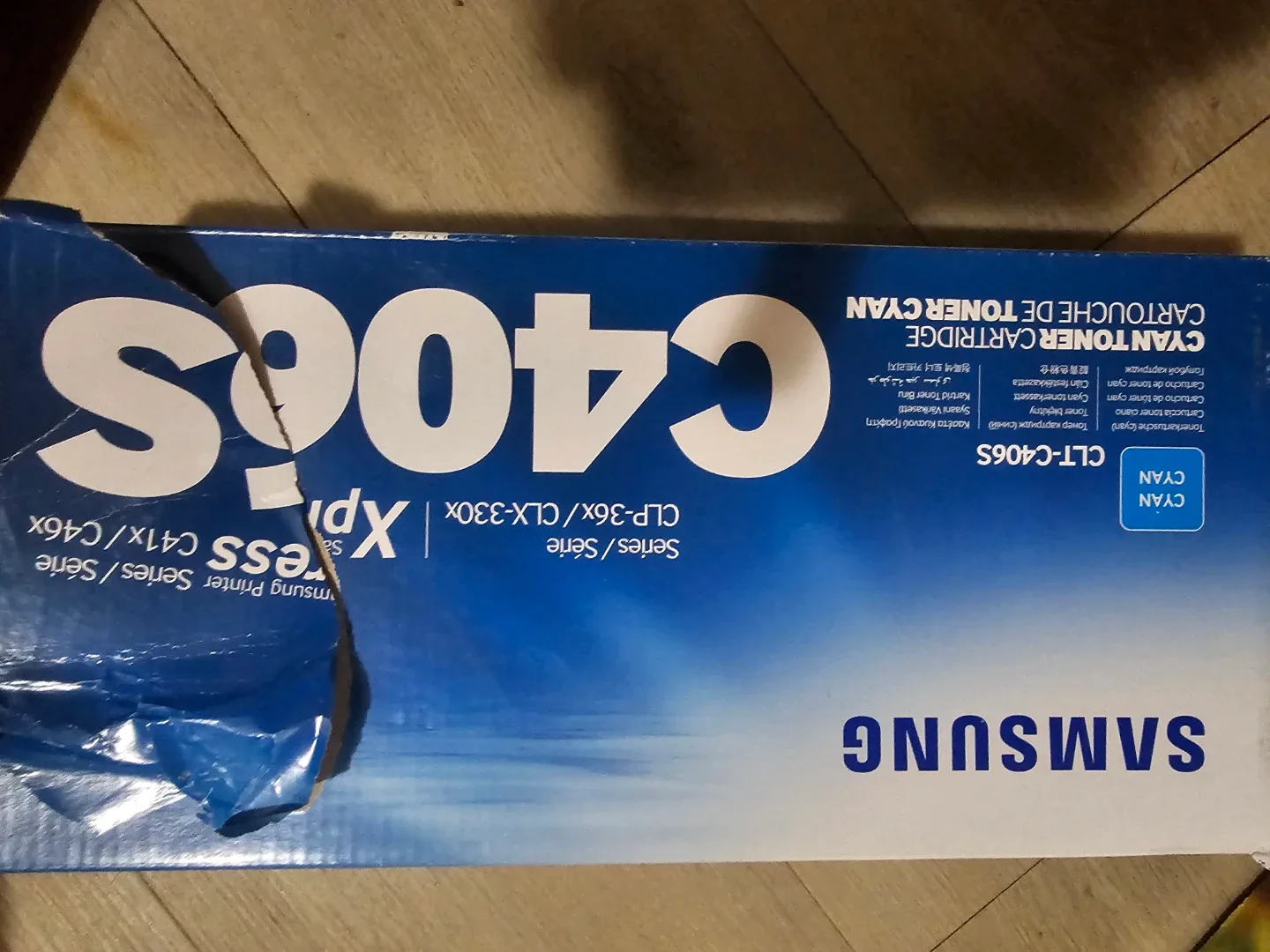 Samsung CLT-C406S Cyan Toner Cartridge