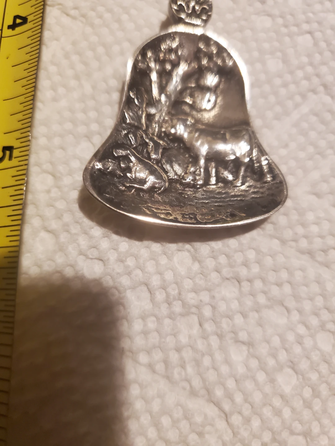 Vintage Bell-Shaped Spoon with Delft Blue Handle - photo 4