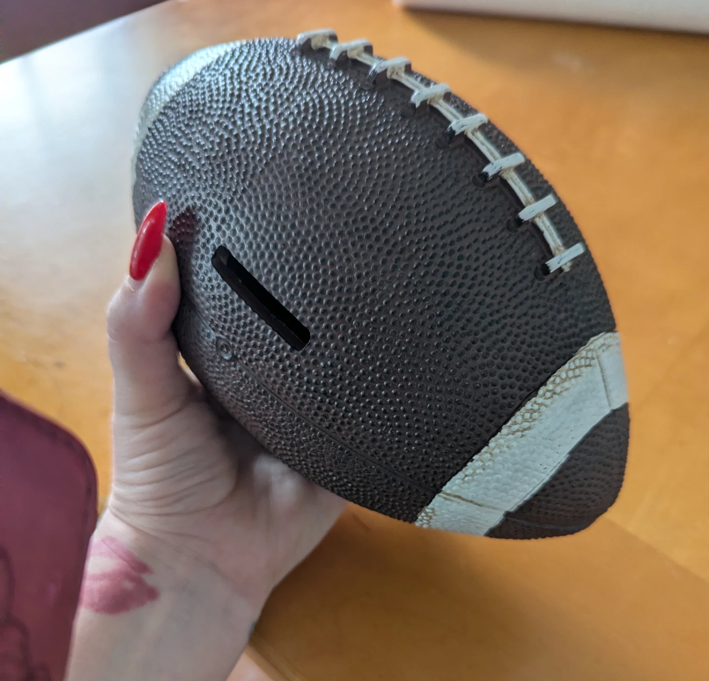 Hobby Lobby Football Piggy Bank - photo 2