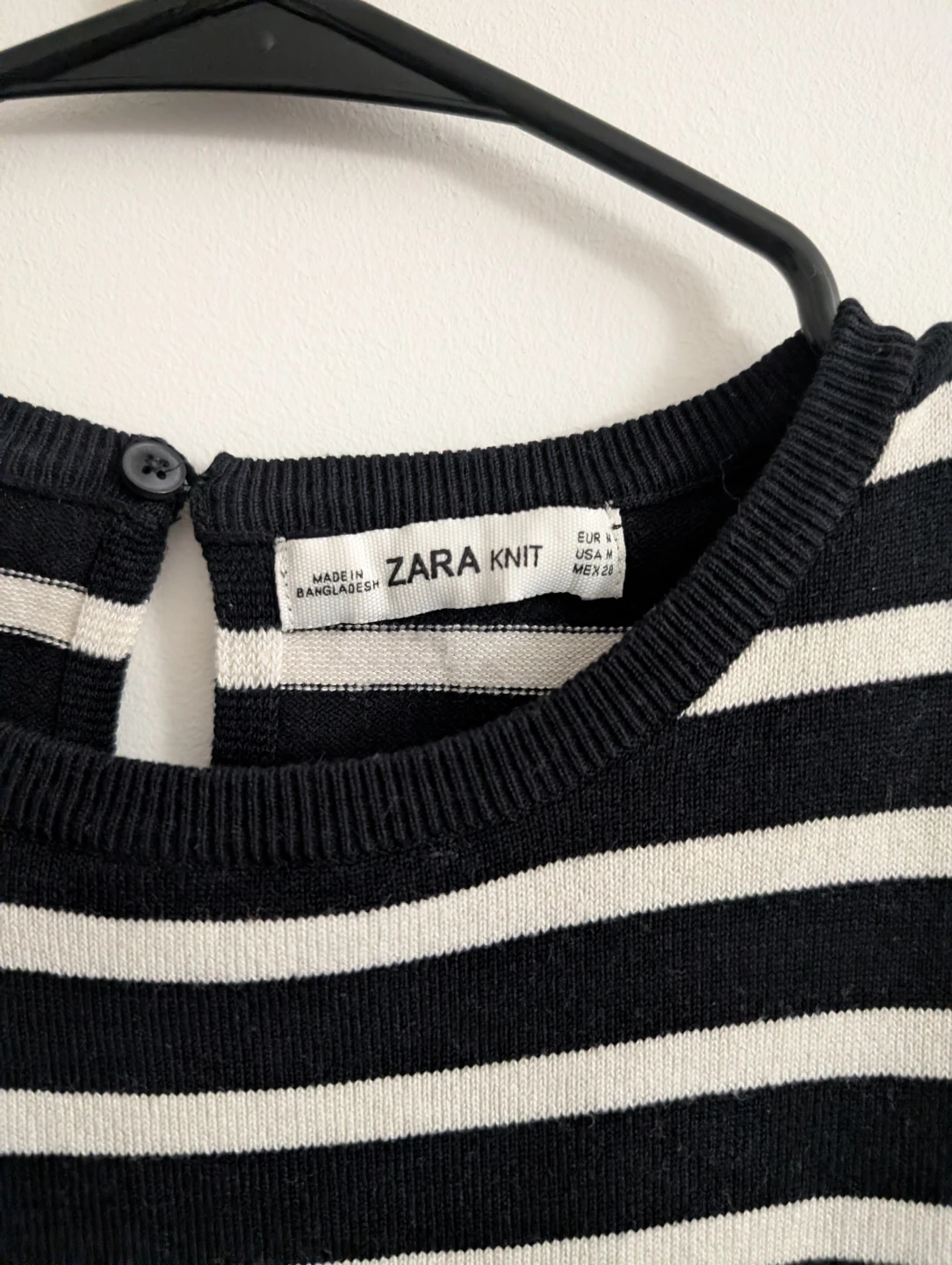 Zara Knit Striped Sweater Jumper Top ptp 18" - photo 2