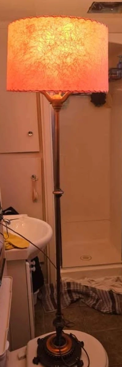 Vintage Floor Lamp with 3 Bulbs