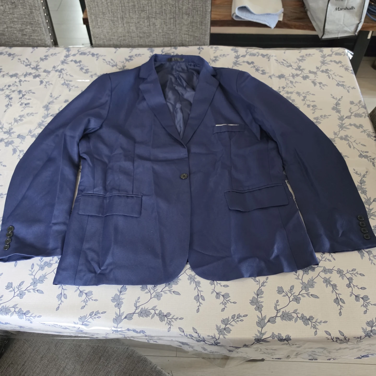 Navy Blue 3-Piece Formal Suit Set - Size 2XL - photo 4