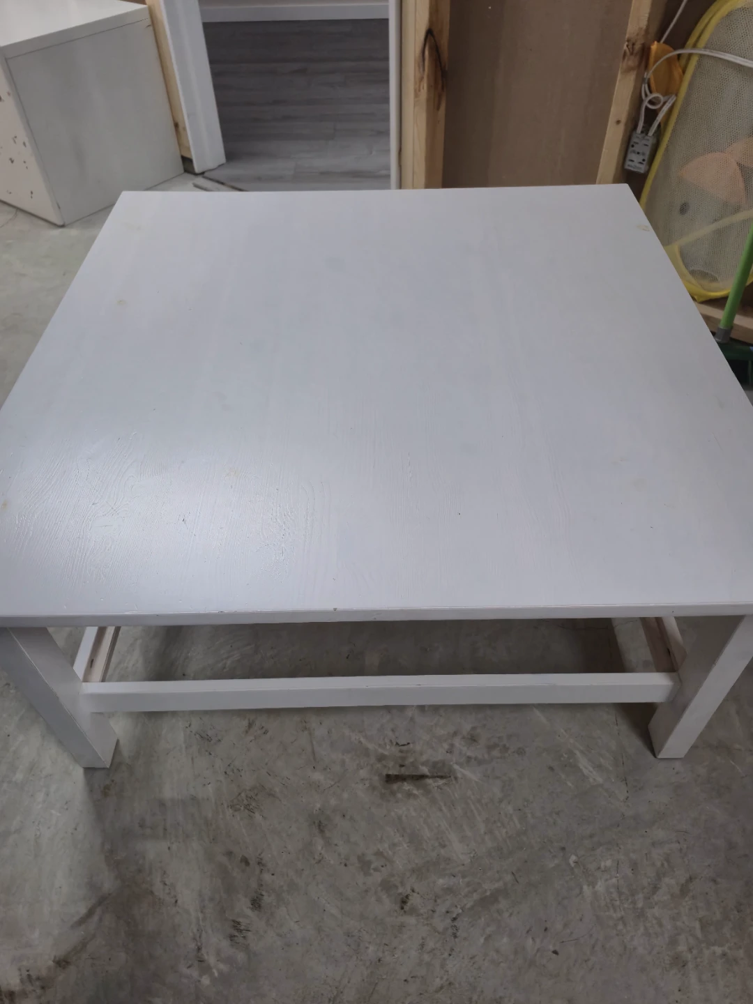 White Square Coffee Table