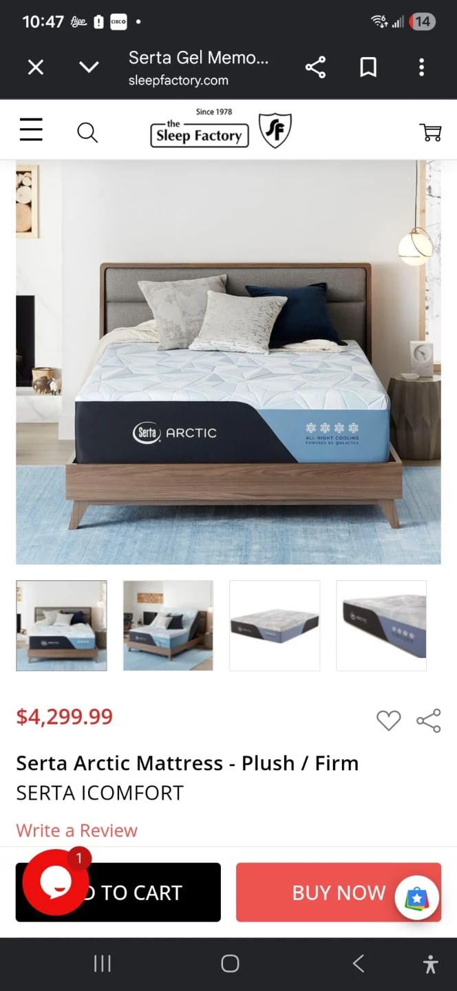 Serta Arctic Mattress - Plush / Firm - photo 2