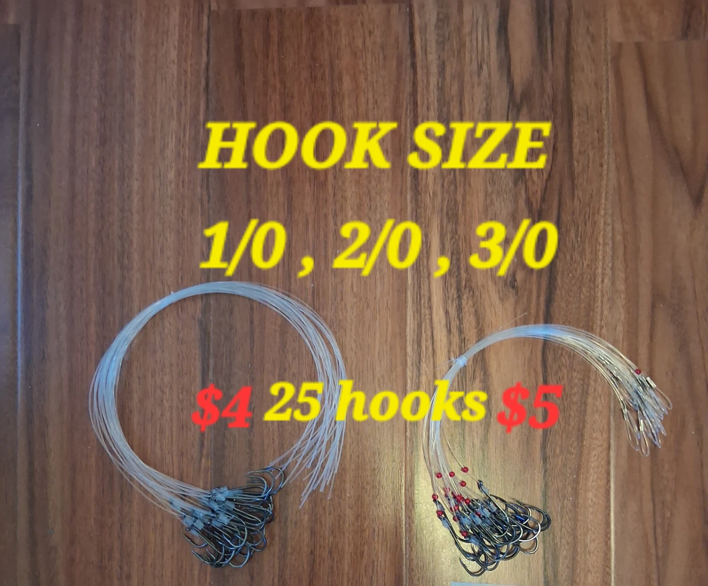 25 Otopus hooks