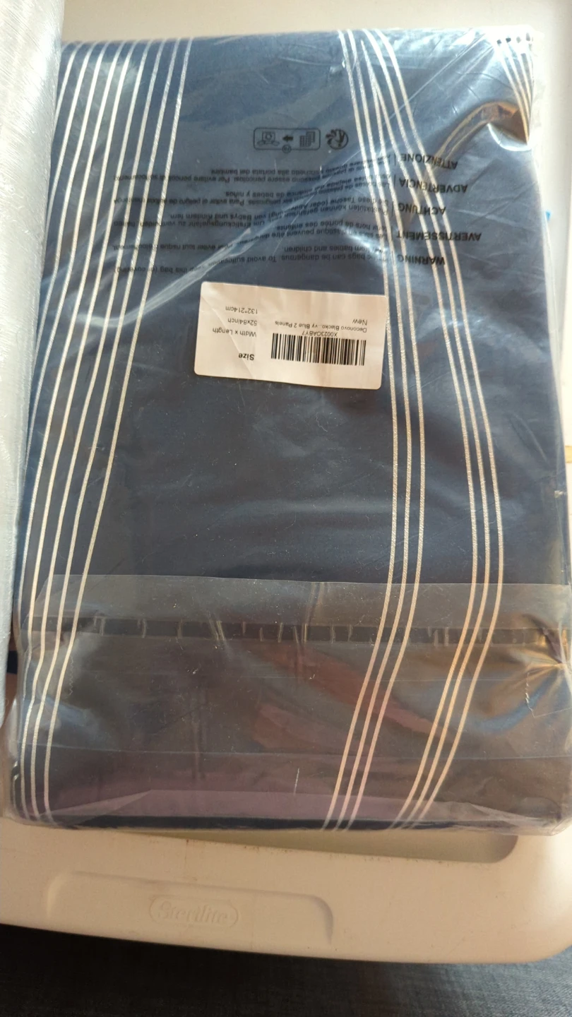 Deconovo Blackout Curtains Navy Blue 52x84 Inch - photo 3