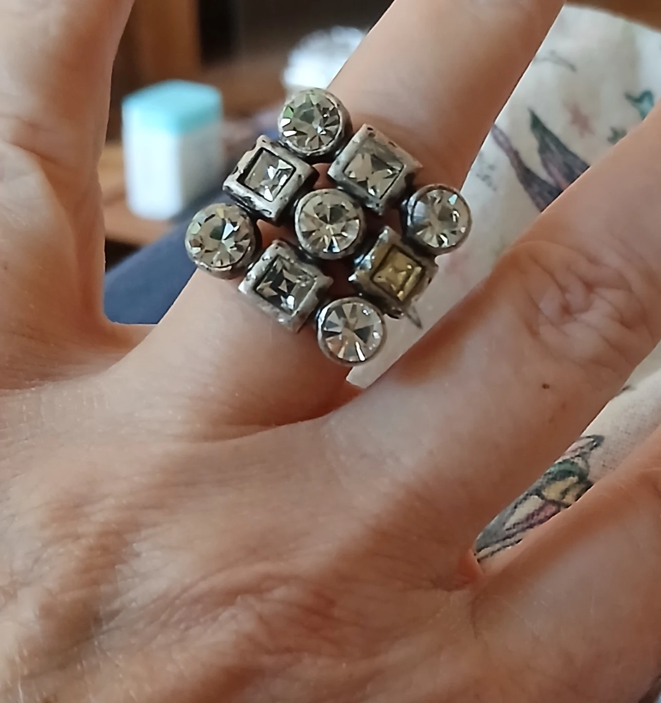 Assorted Costume Rings and Heart-Shaped Trinket Box - photo 5
