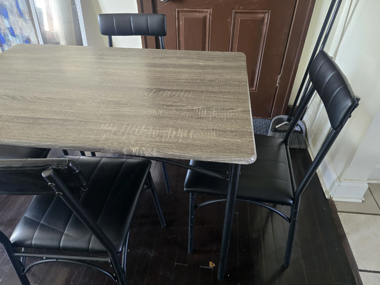 Dining Table Set with 4 Chairs