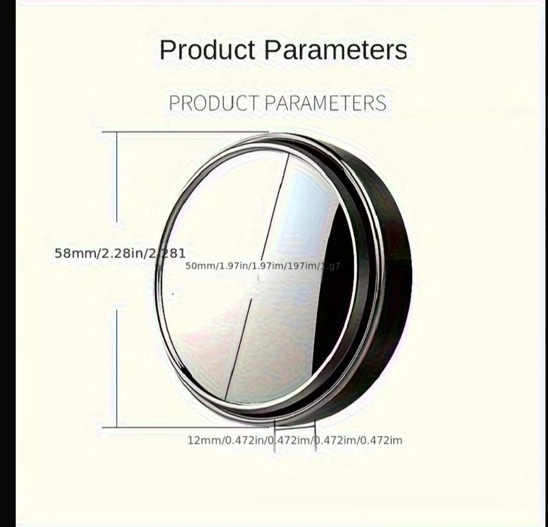 NEW Blind Spot Mirror Rear Mirror 2 pcs - photo 3