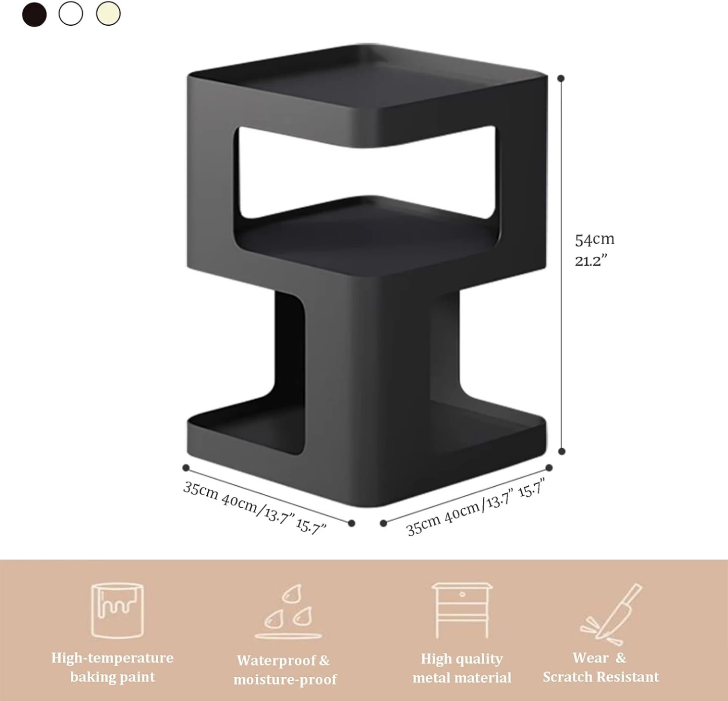 Modern Metal Side Table