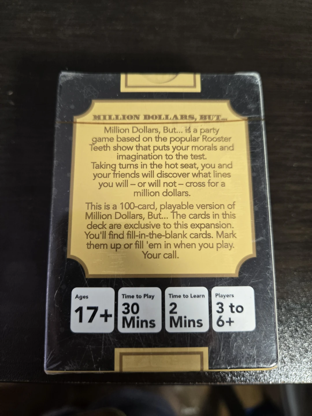 Million Dollars, But... Expansion Pack I Card Game - photo 2