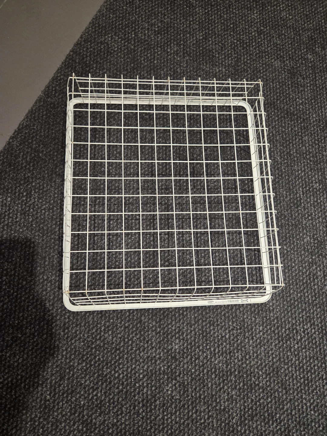 White Wire Storage Basket - photo 5