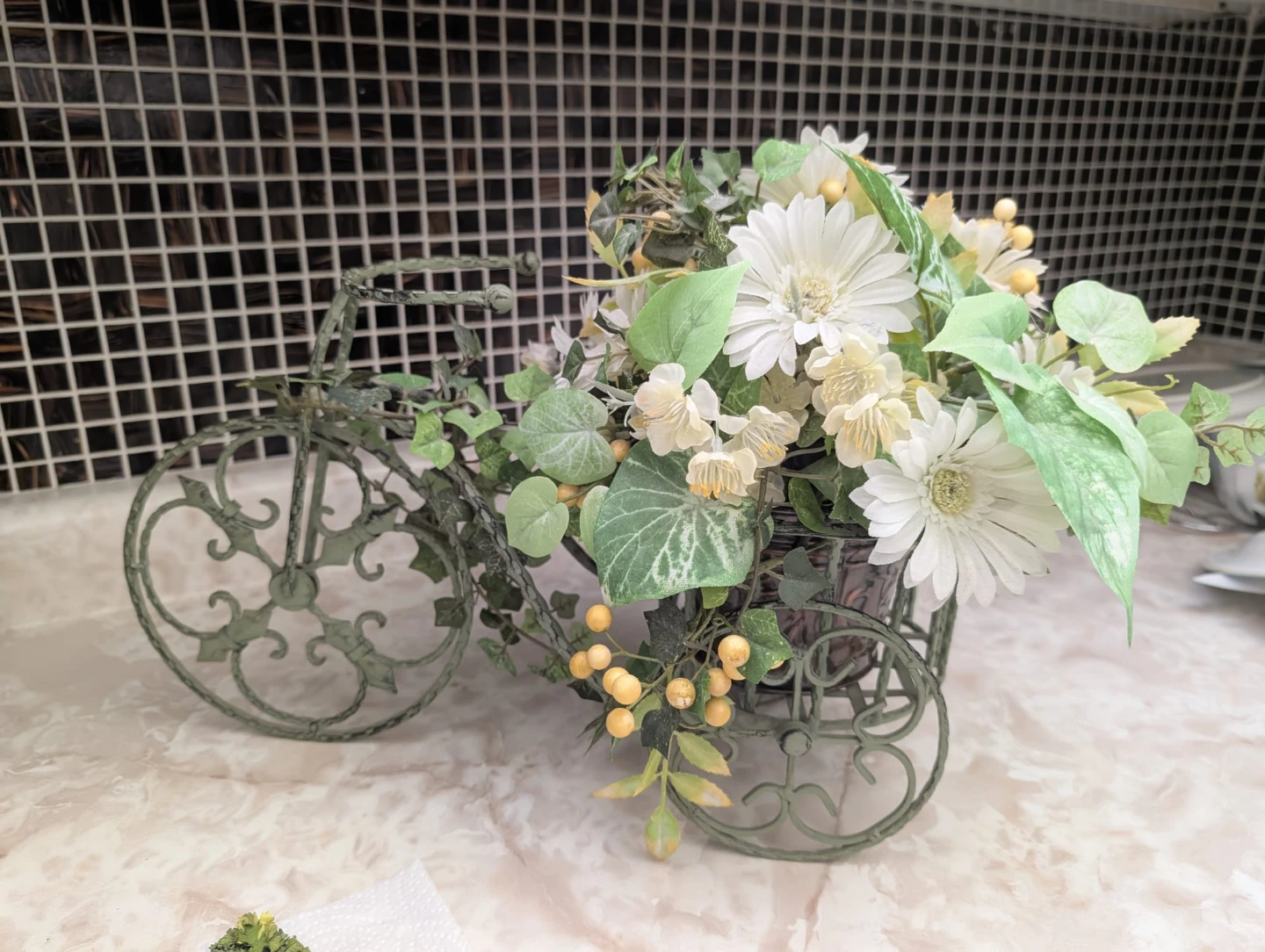 Decorative Bicycle Flower Basket - photo 2