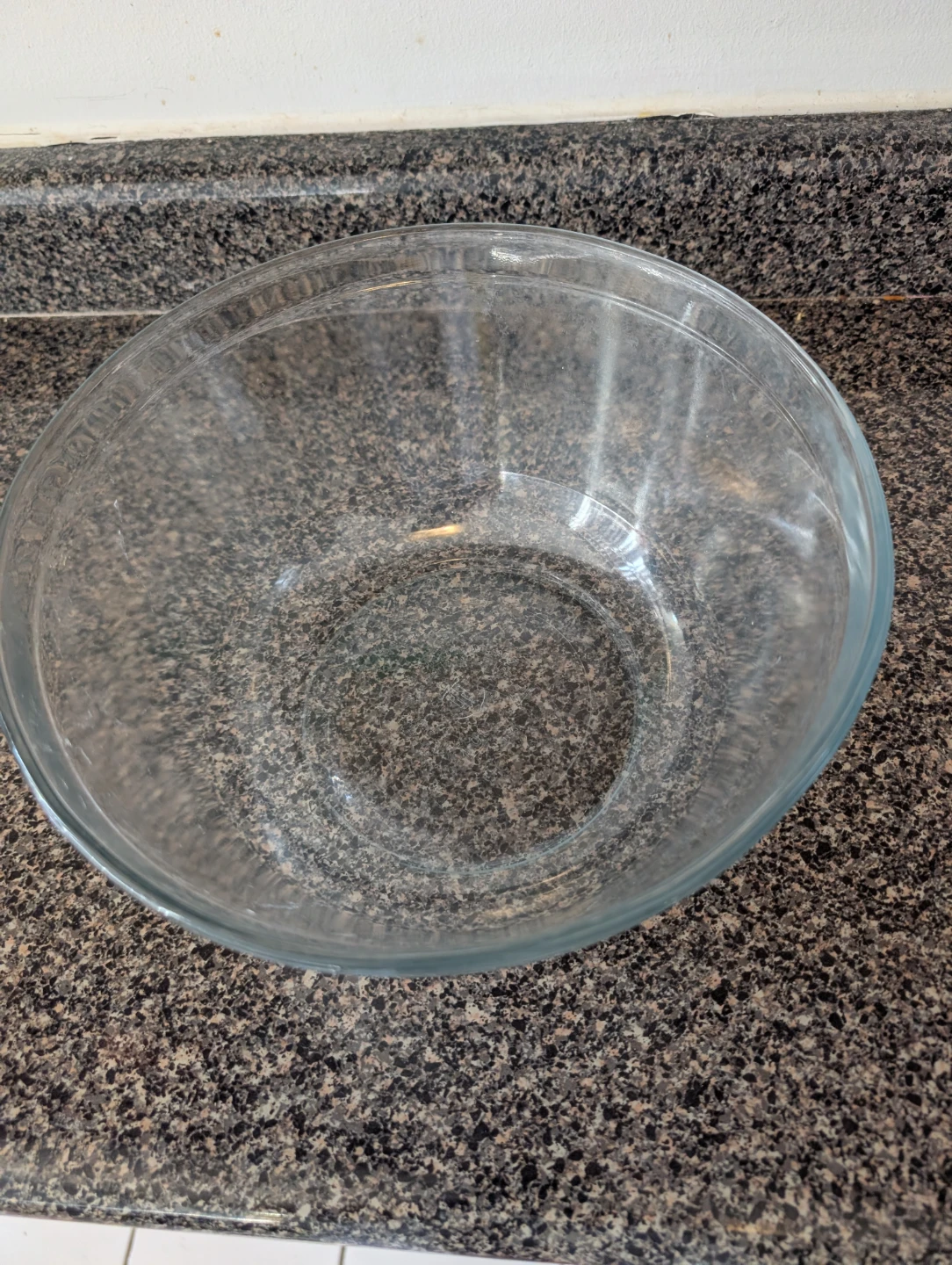 Large Glass Mixing Bowl