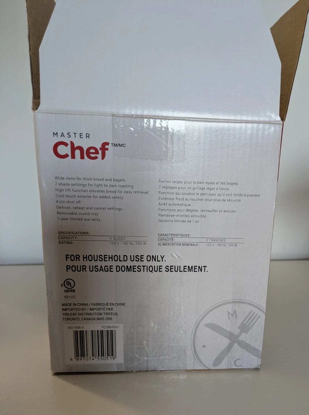 Master Chef 2-Slice Toaster - photo 2