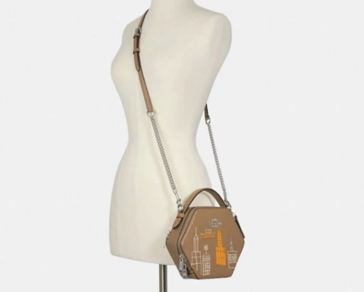 Coach Hexagonal Bag with New York City Graphic - photo 3