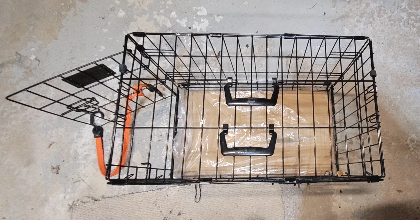 Black Metal Dog Crate - photo 4