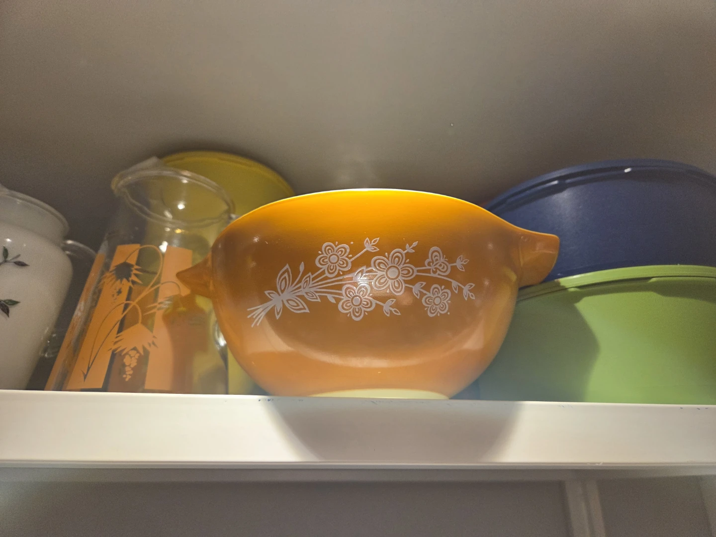 Pyrex Orange Mixing Bowl - photo 2