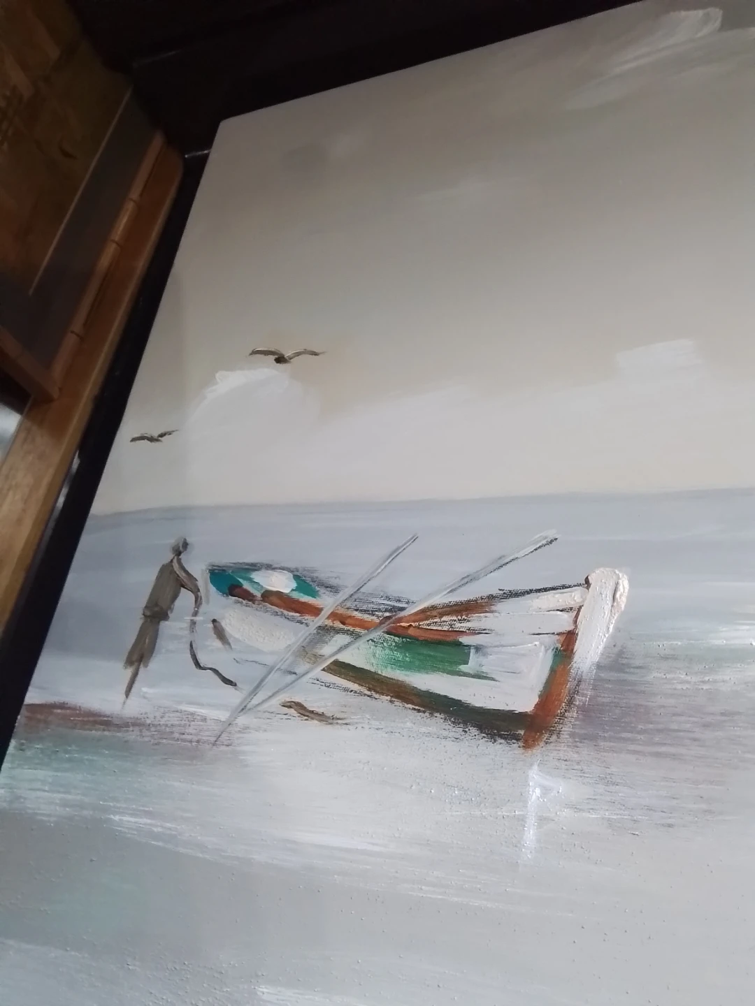 Vintage Mid-Century Impressionist Seascape - photo 5