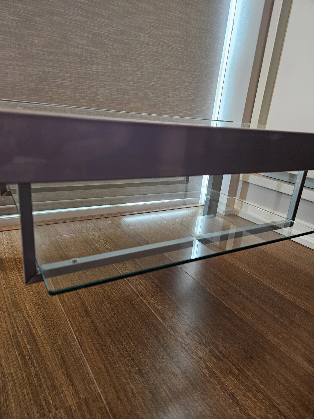 ⚽️ Glass Top Coffee Table with Metal Frame or TV STAND - photo 4