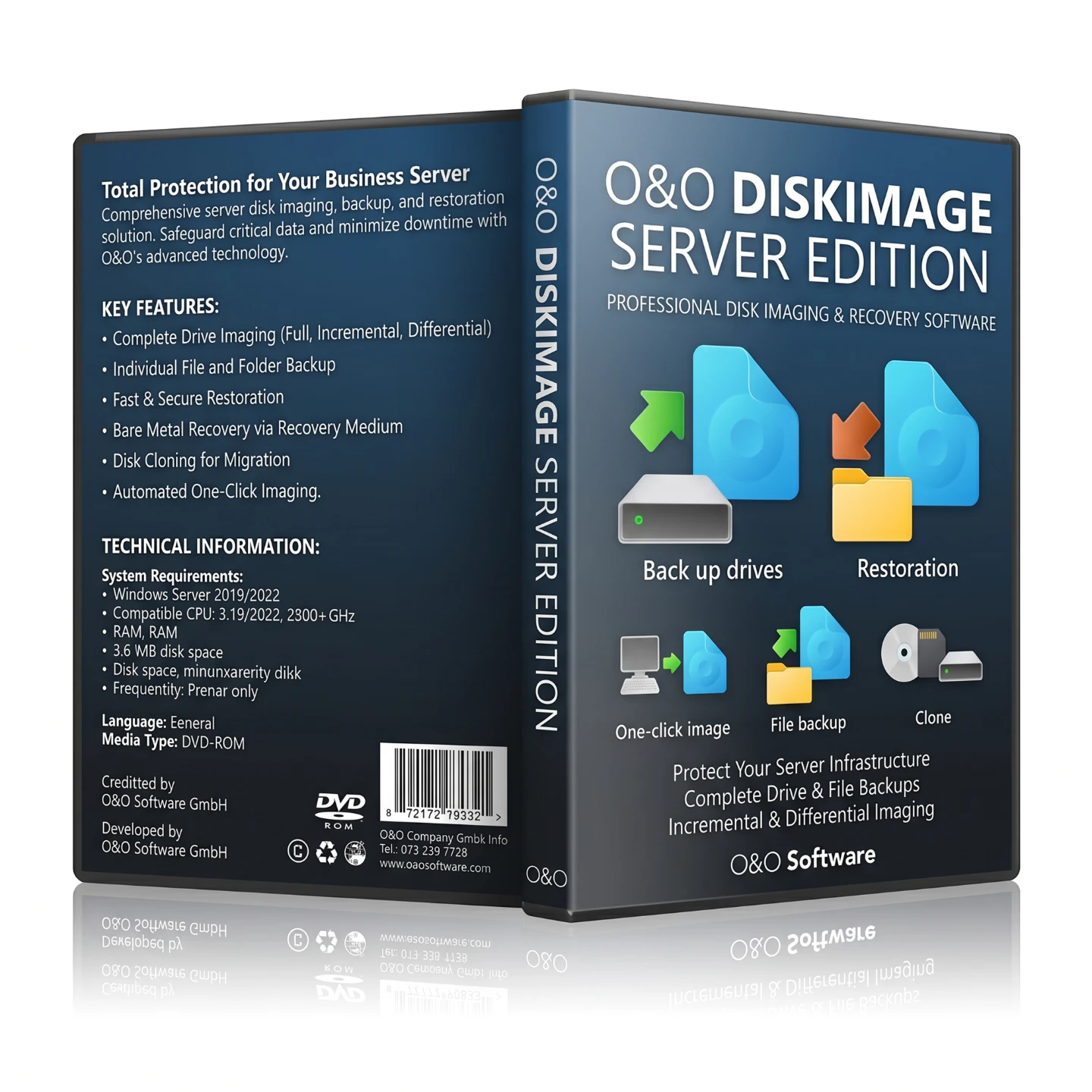 O&O DiskImage Server Edition Bootable DVD