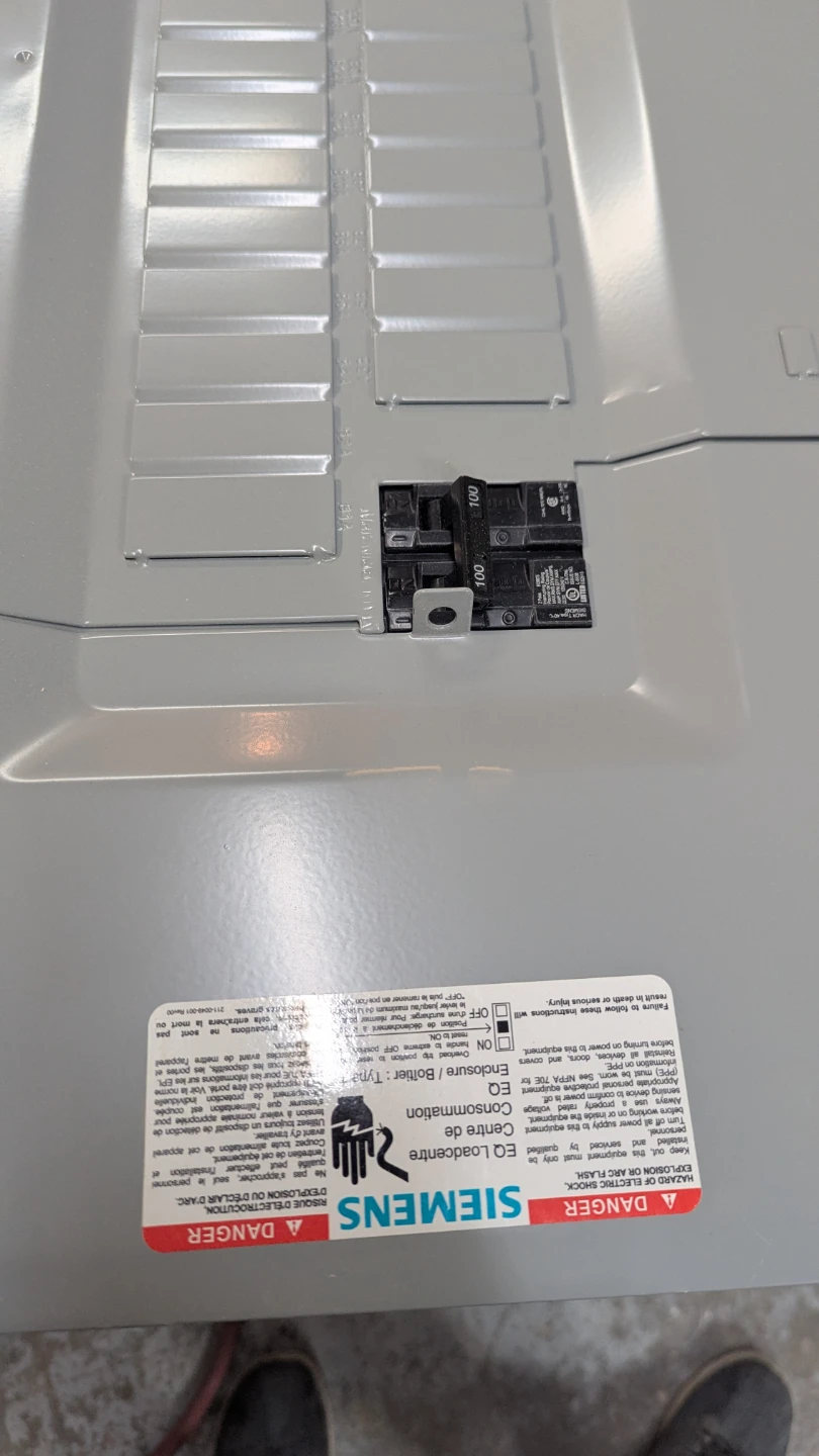 Siemens 100A Electrical Panel Box - photo 2