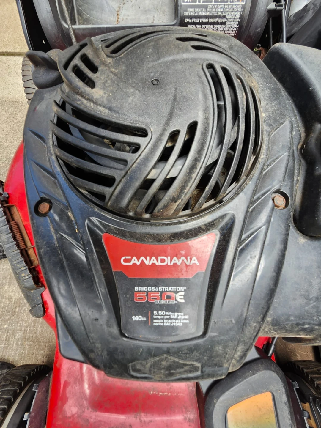 Lawn Mower, 550E Briggs & Stratton - photo 2