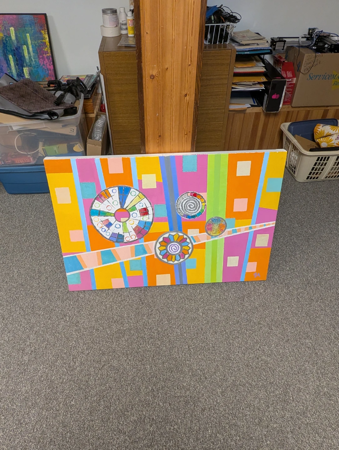 Colourful Abstract Art Painting