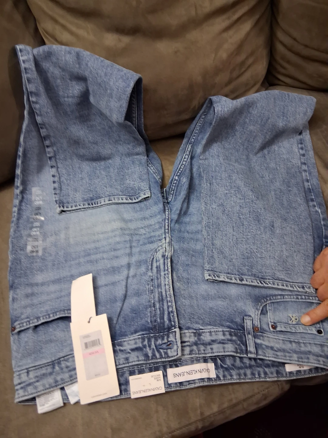 Calvin Klein Jeans Mens Slim Fit Denim Jeans - photo 4