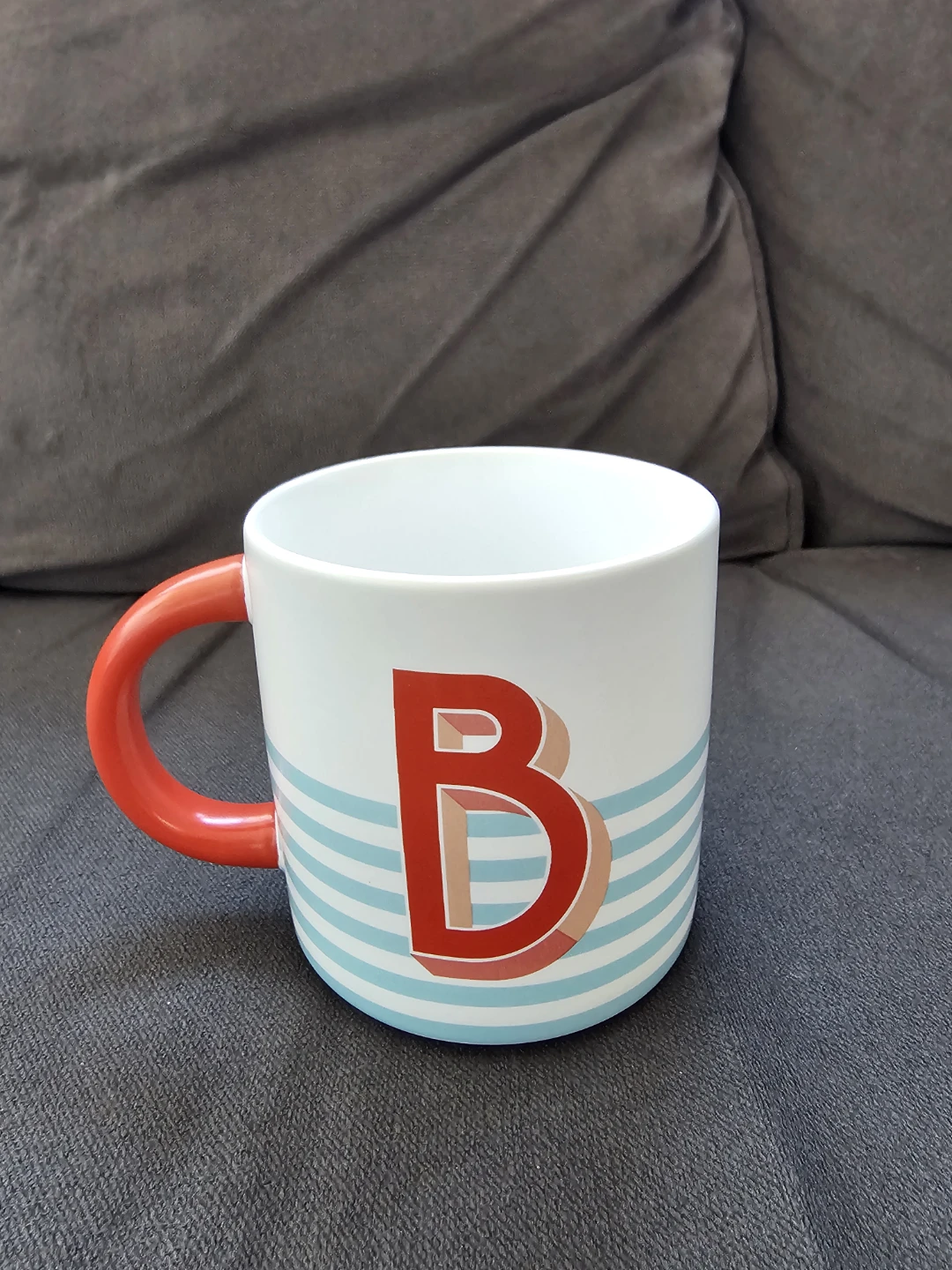 Indigo OUI Monogram "B" Mug ☕️ ⚽️ - photo 2