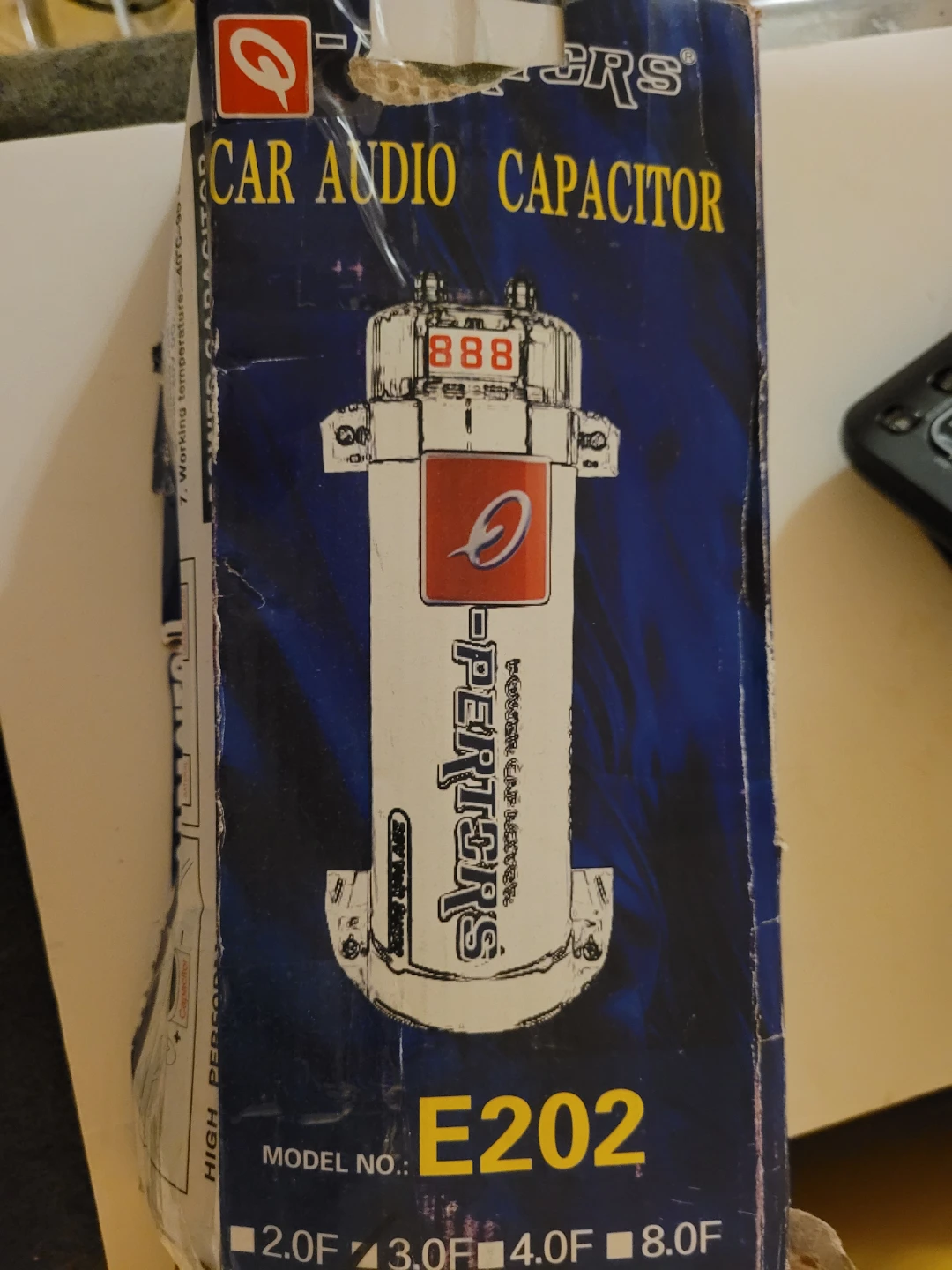 Q-Perters E202 Car Audio Capacitor