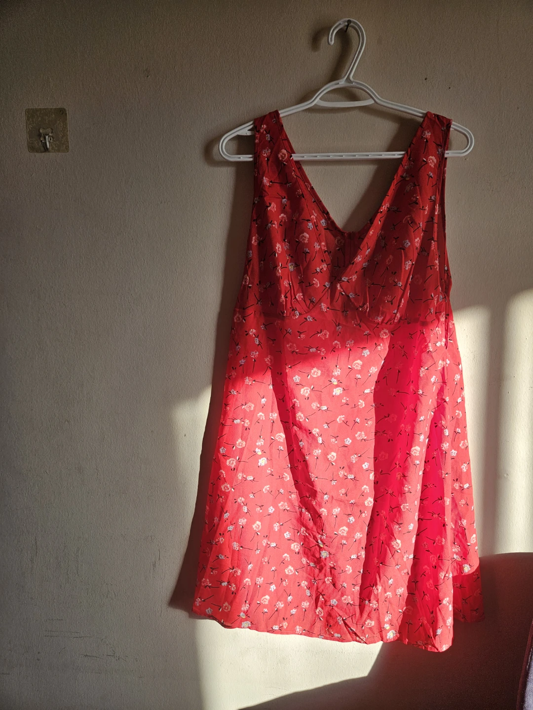 Red Floral Dress