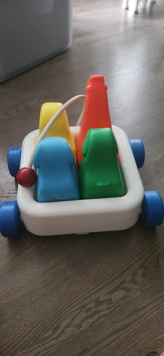 Vintage Little Tikes Rolling Safari Pull along Wagon Toy - photo 3