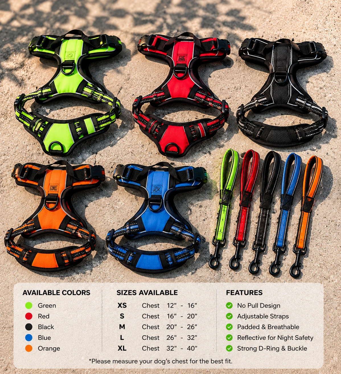 Dog Harness with Leash *NEW* - photo 2