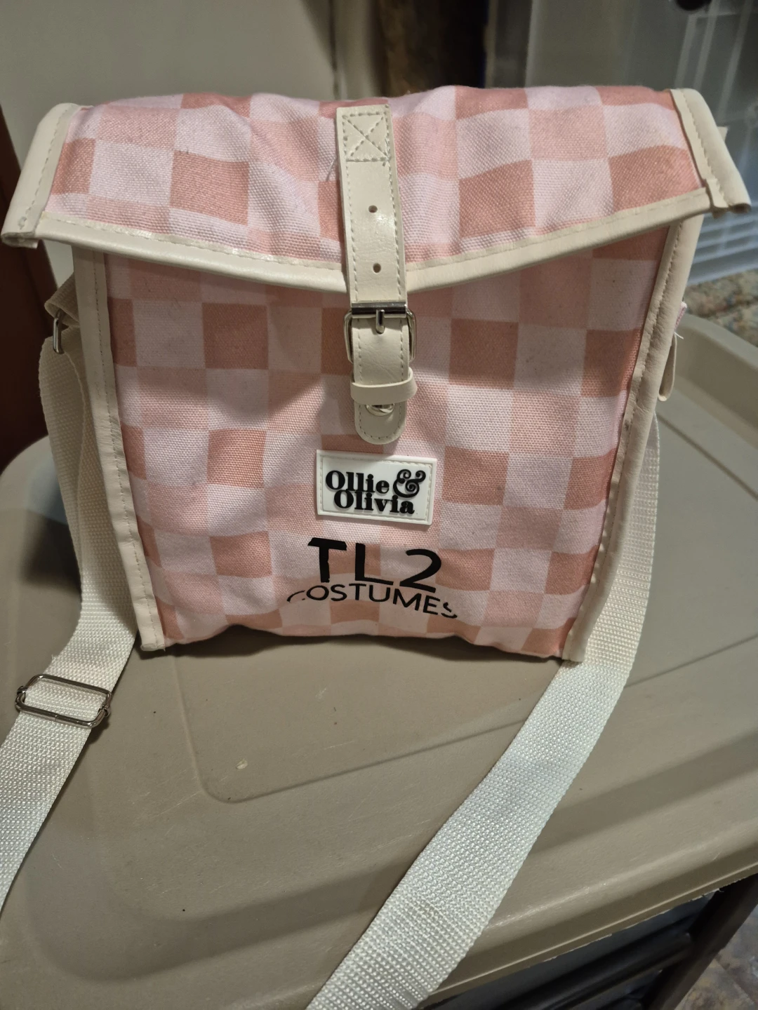Ollie & Olivia Pink Gingham Lunch Bag - photo 2
