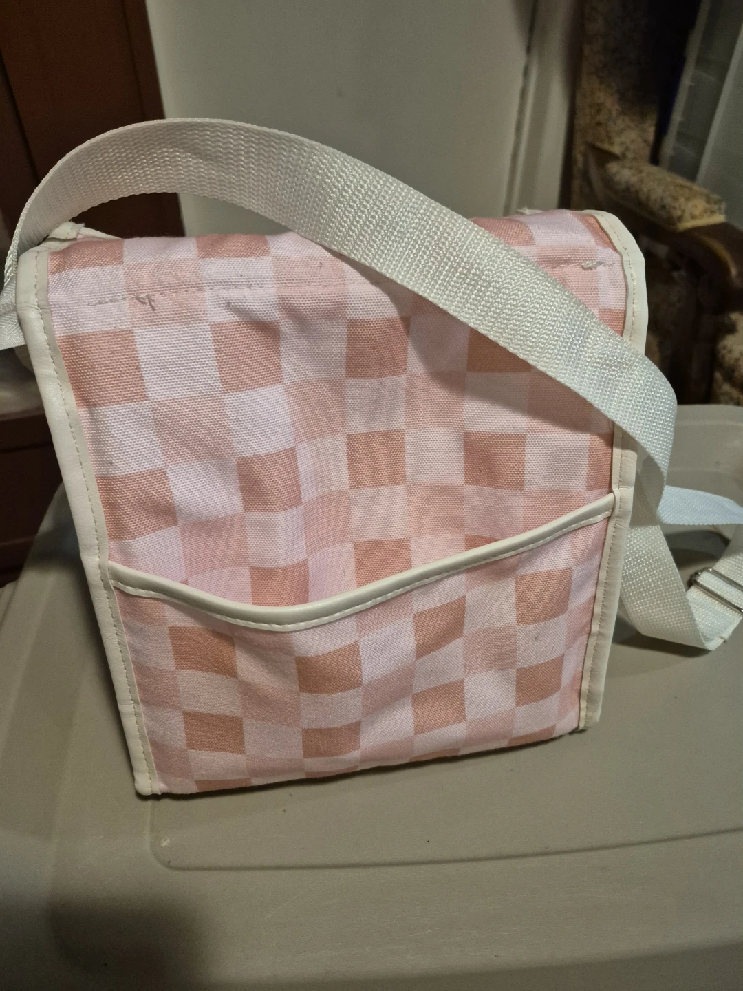 Ollie & Olivia Pink Gingham Lunch Bag - photo 4
