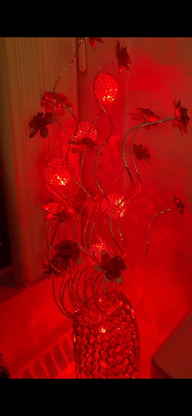 MODERN FLORAL DESIGN FLOOR LAMP - photo 2