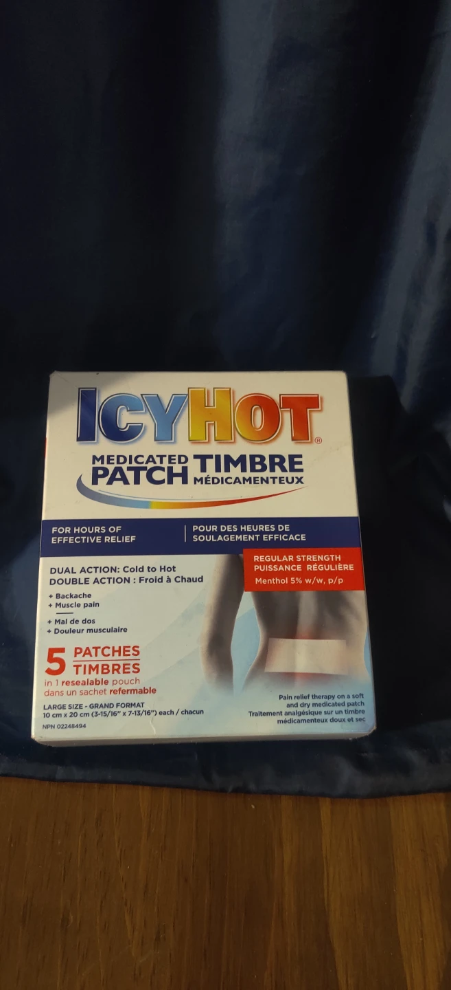 Icy Hot Medicated Patch - Regular Strength Pain Relief