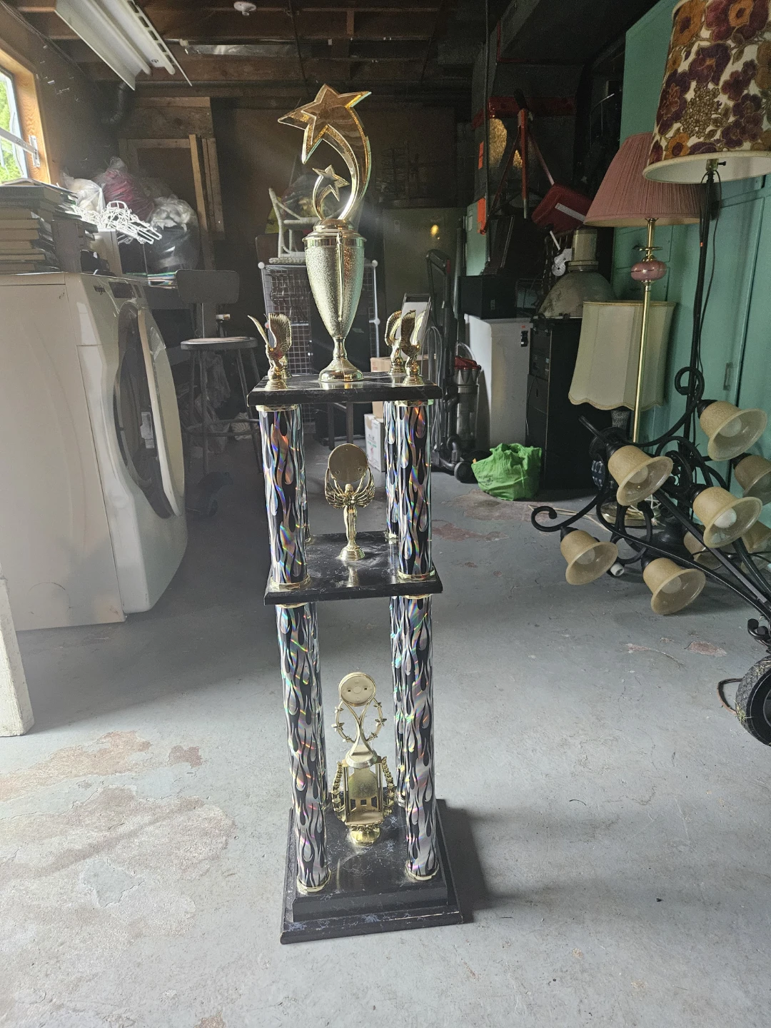 Large Trophy with Flame Design - photo 2