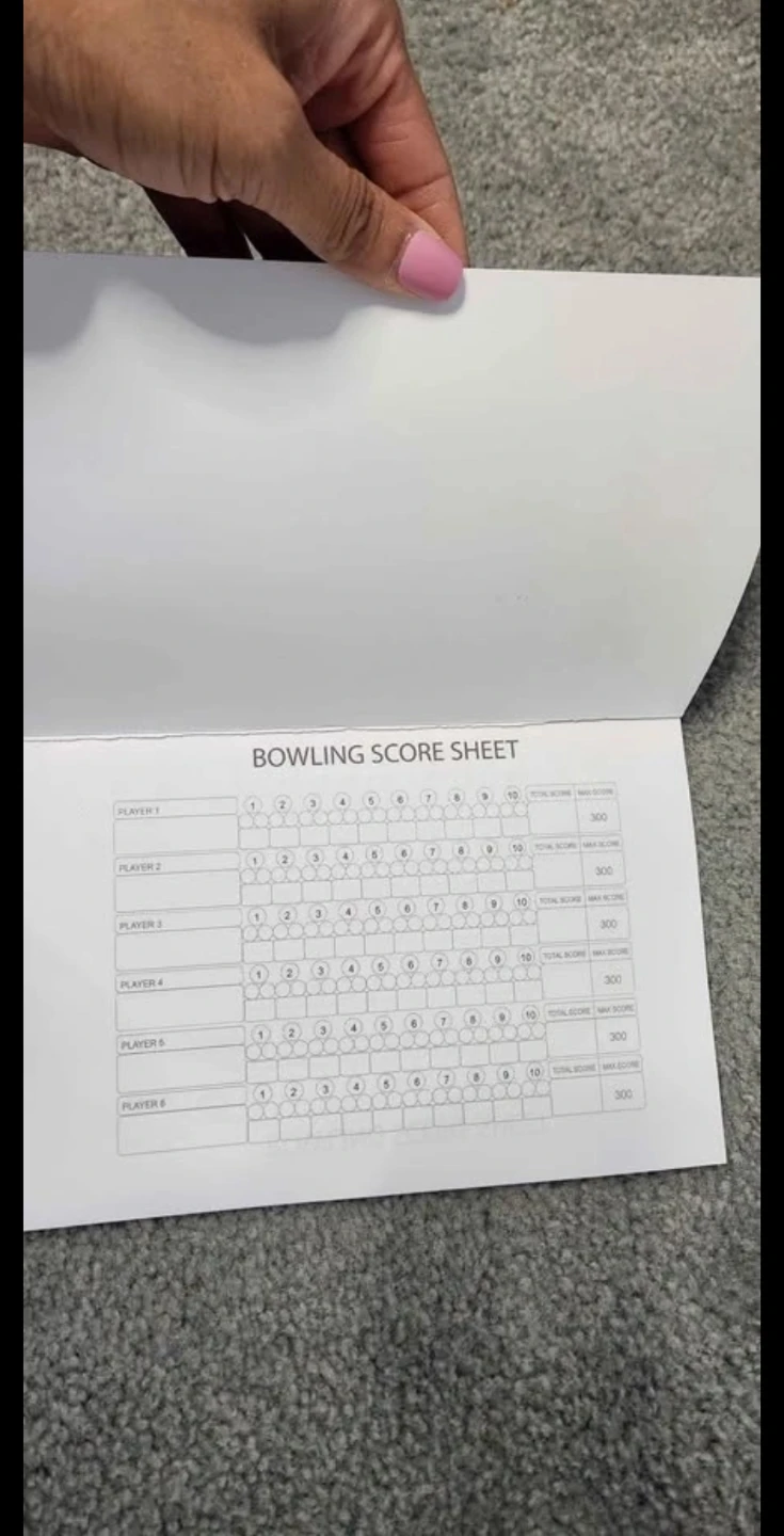 FREE! Bowling Score Book - photo 2