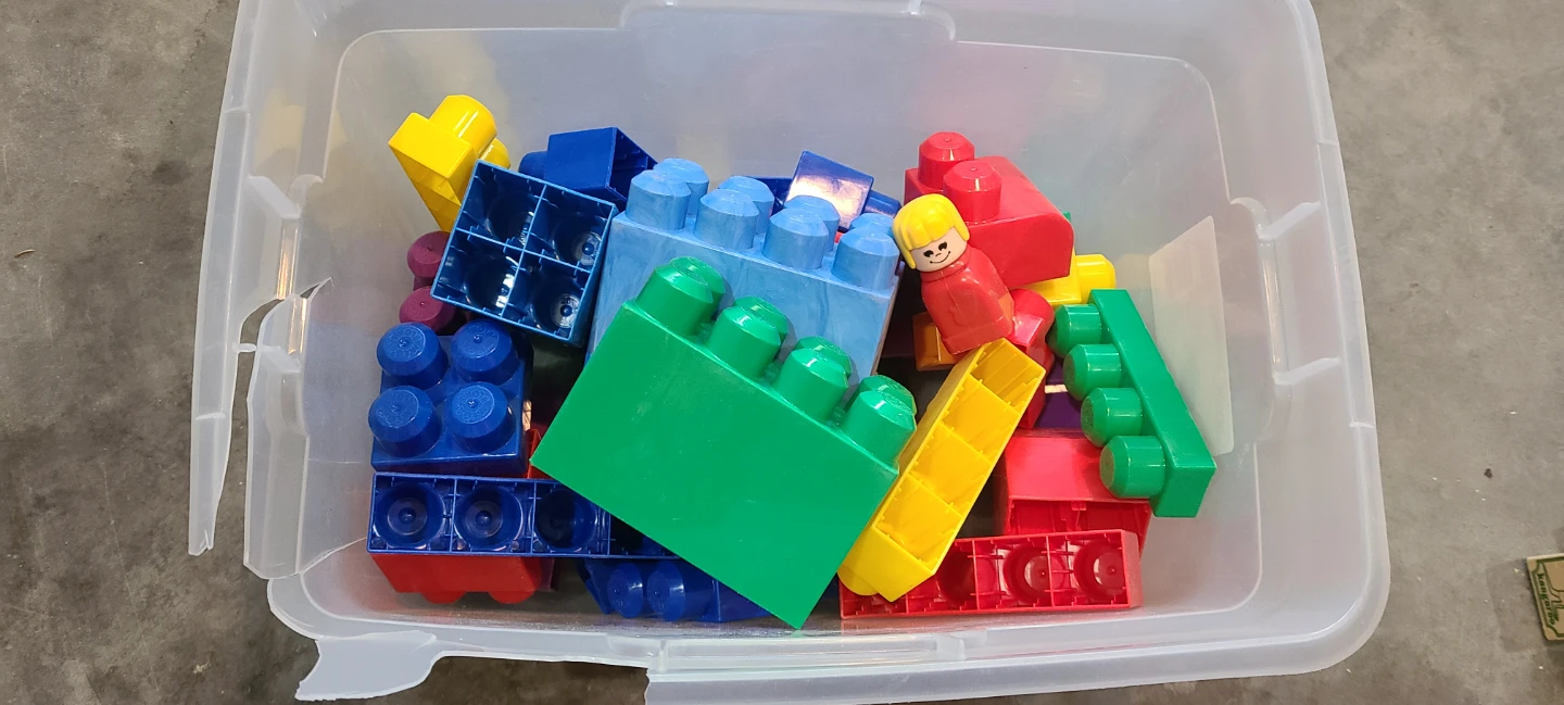 Giant building blocks.