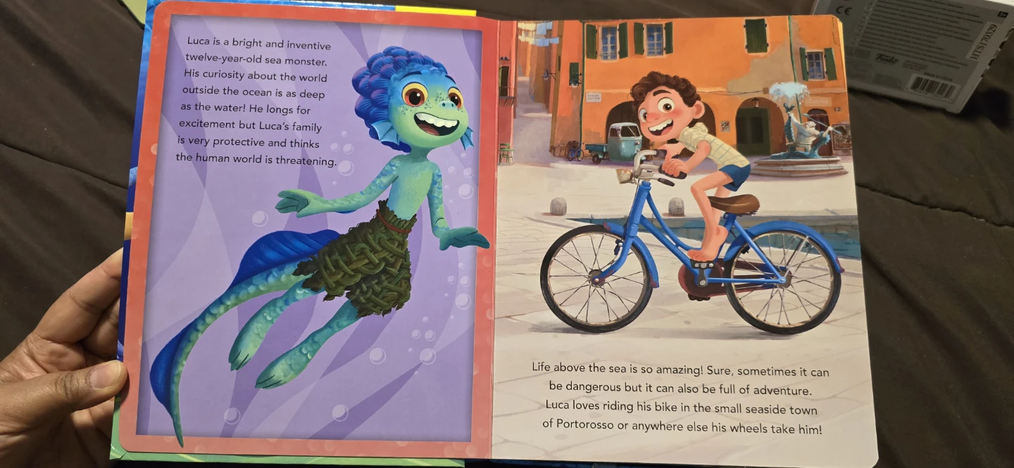Disney Pixar Luca My Busy Books with Figurines and Playmat - photo 3