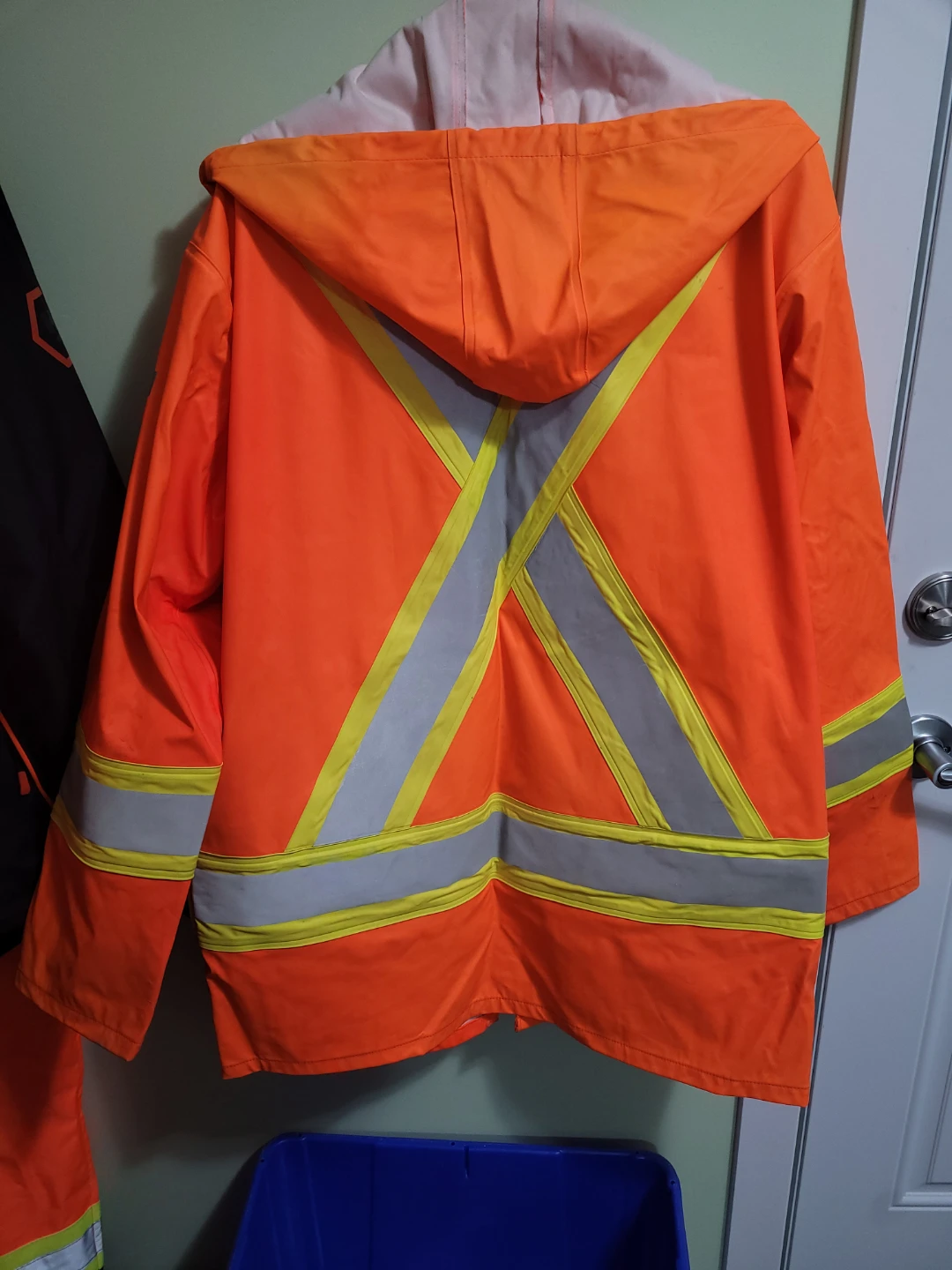 Pioneer Orange Safety Rain Jacket - Size L - photo 2