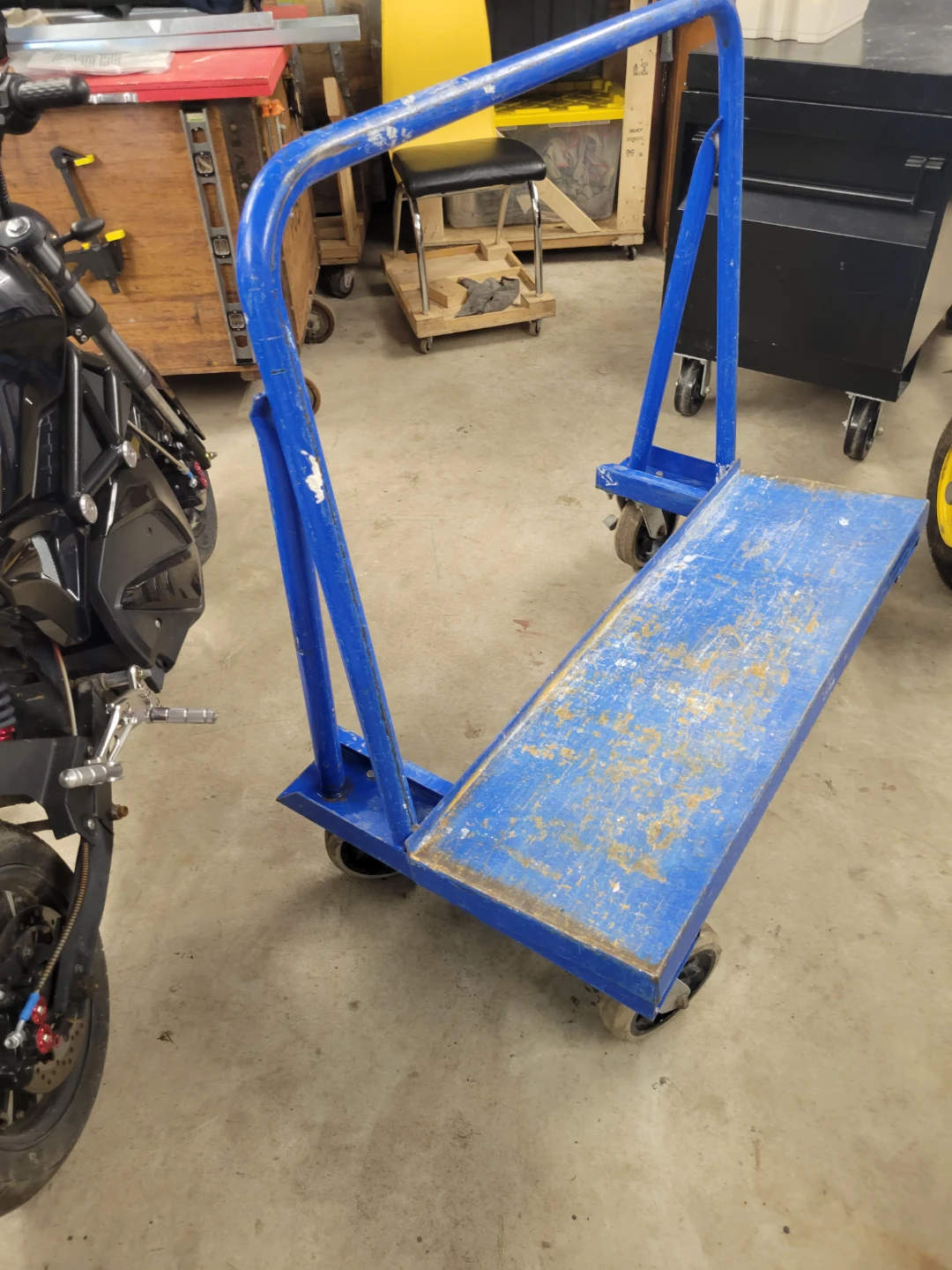 Blue Utility Cart
