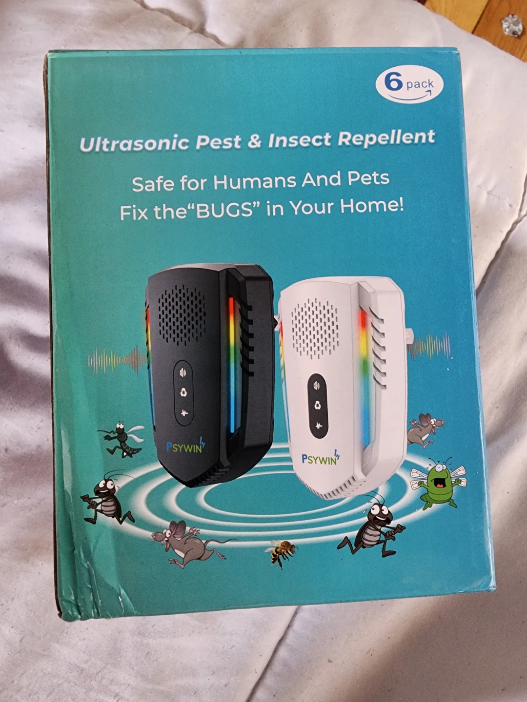 PSYWIN Ultrasonic Pest & Insect Repellent 6 Pack - photo 3