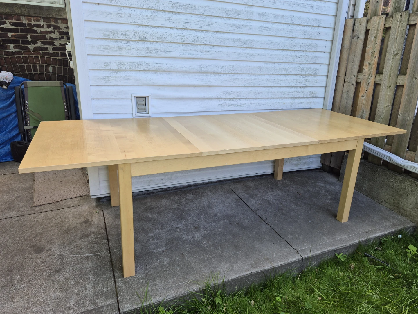 Solid Wood Extendable Dining Table (Seats 6-10)