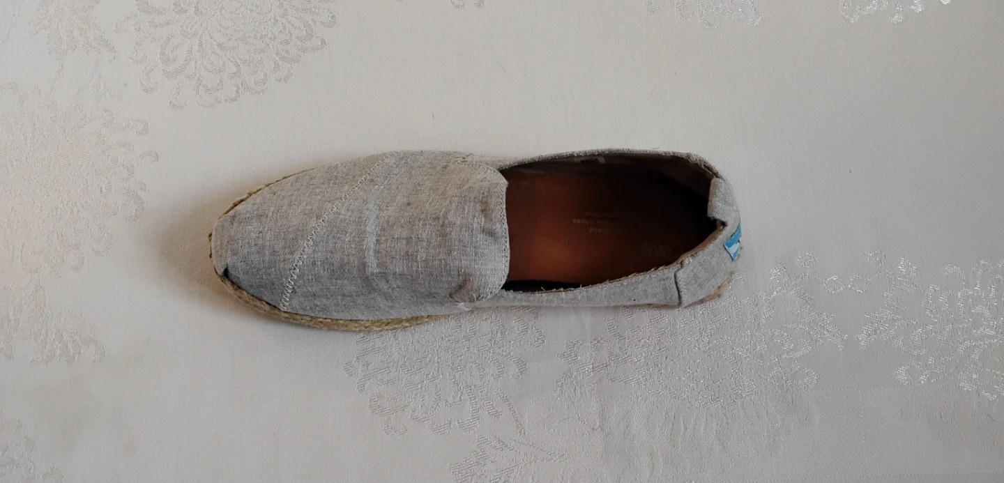 ⚽ Grey Organic Cotton Slip On Tom's - photo 3