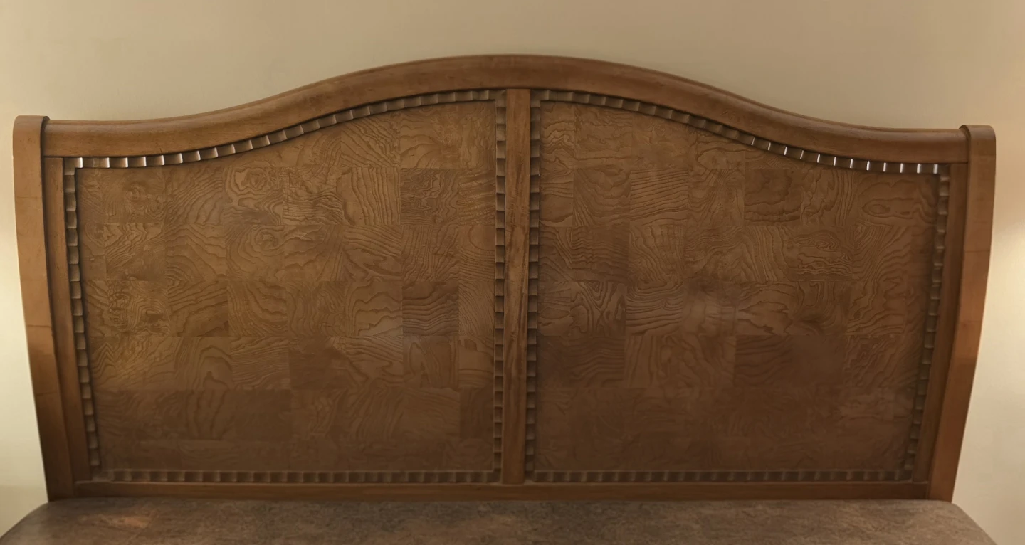Stunning Burl wood Headboard